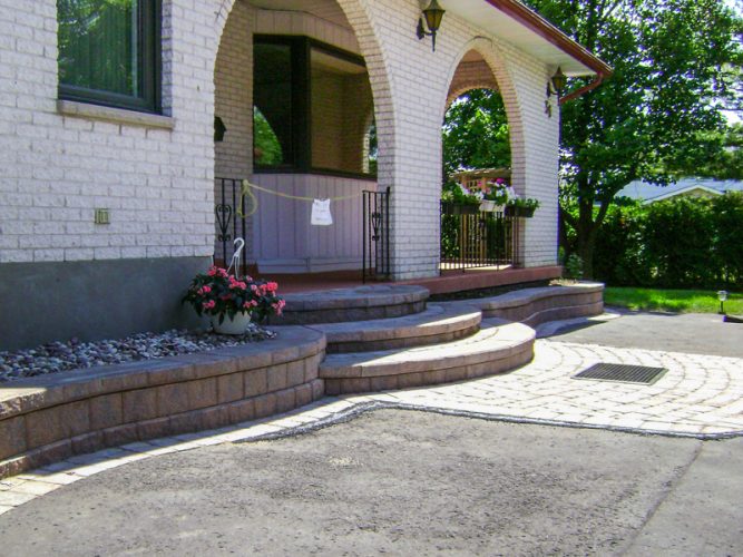Edmonton Landscaping Steps and Walls