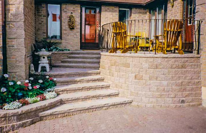 Edmonton Landscaping Steps and Walls